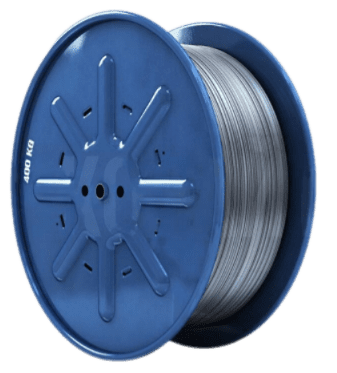 Steel wire rope scraper borehole