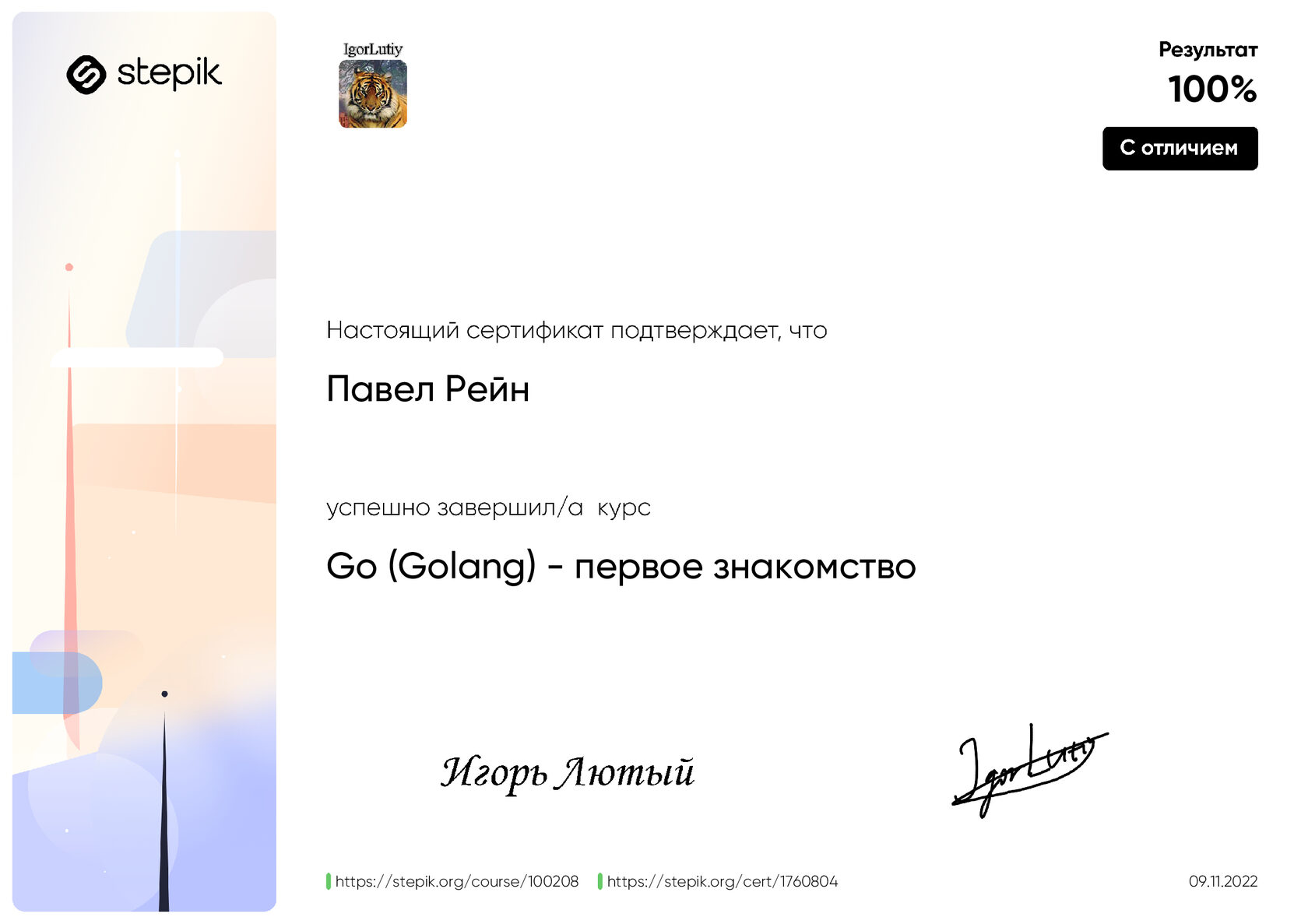 Golang certificate. Go Practice сертификат. Степик сертификат о прохождении курса. Сертификат настоящего мужчины.