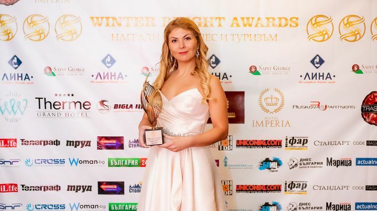 Нели Паева с отличие от Bright Awards 2023