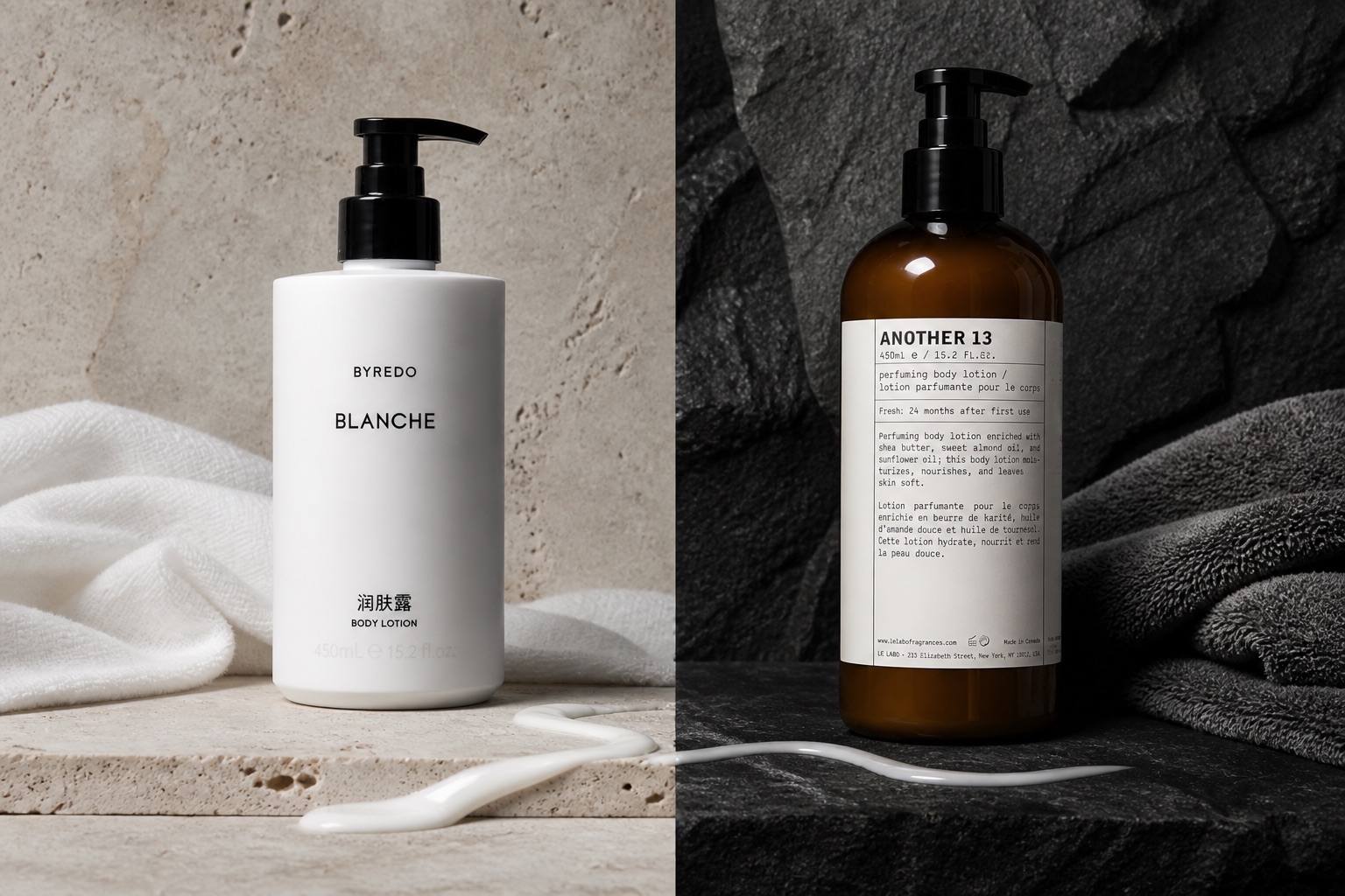 Лосьоны для тела Byredo и Le Labo