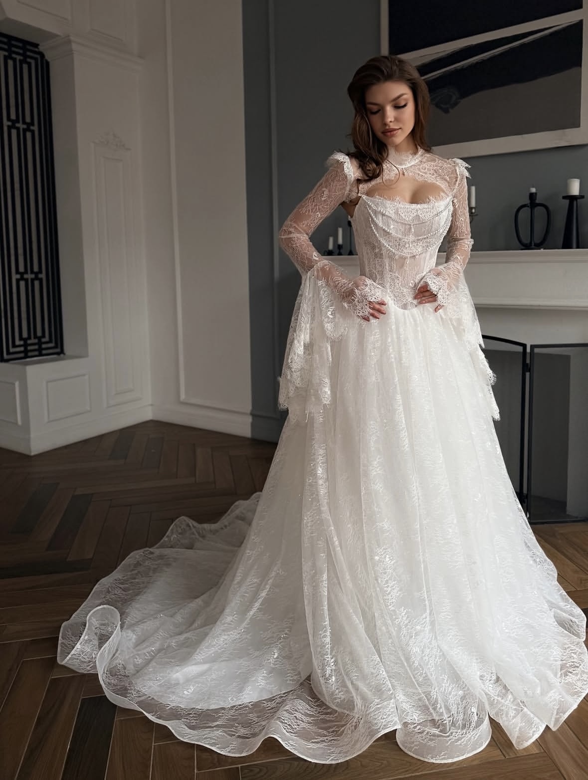 платье свадебное стильное 2026