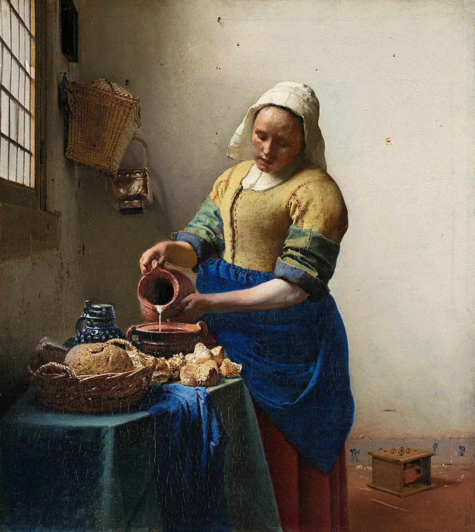 Ян Вермеер. Молочница, около 1658