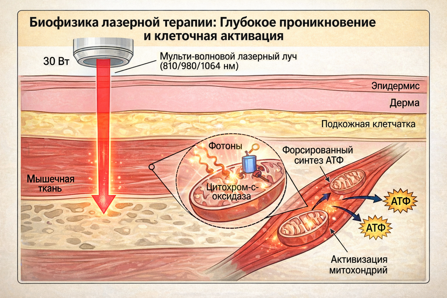 Схема фотобиомодуляции