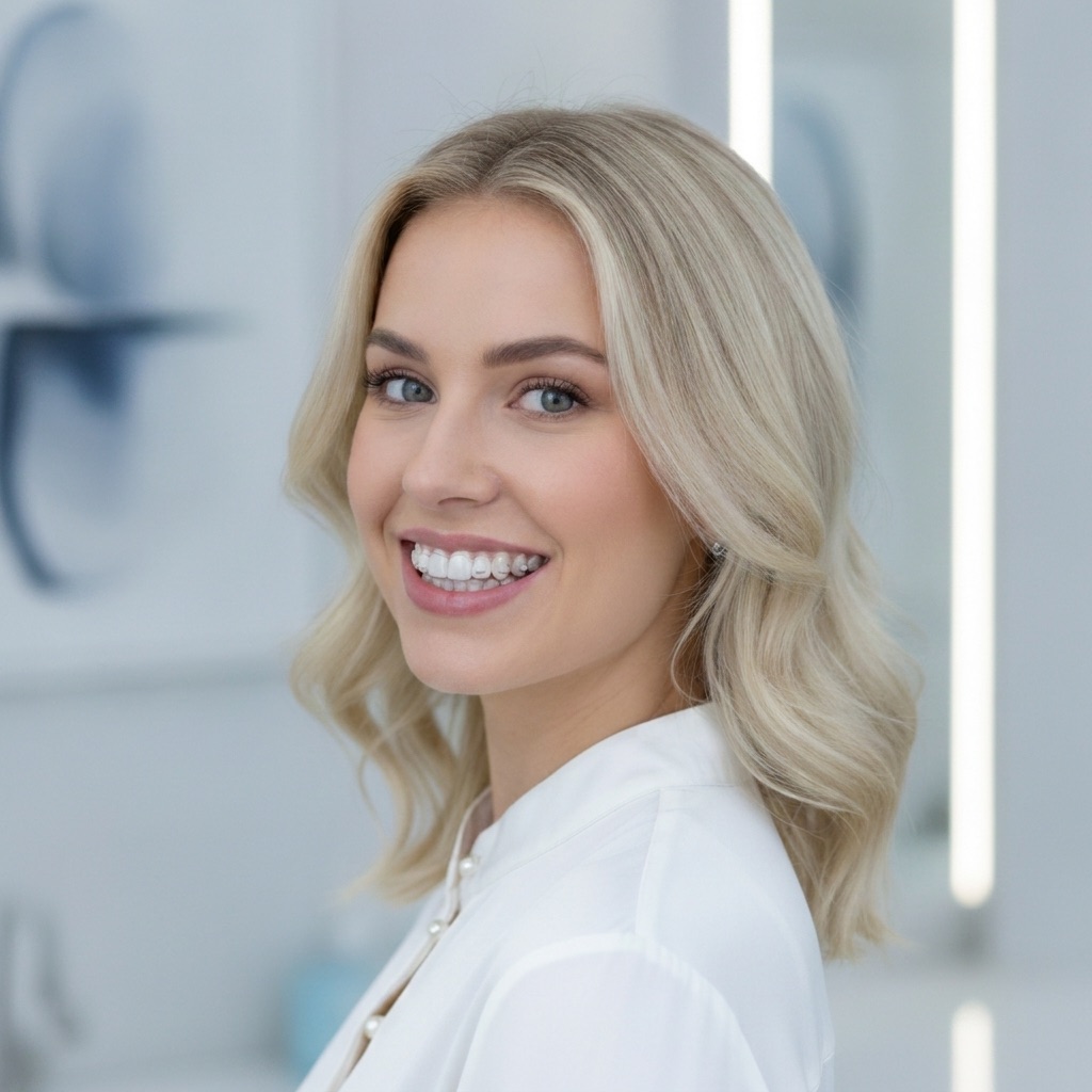 Woman smiling