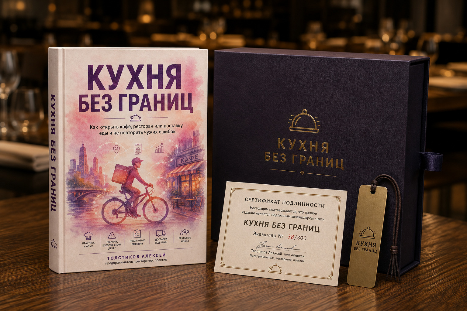 Лимитированный комплект книги «Кухня без границ»