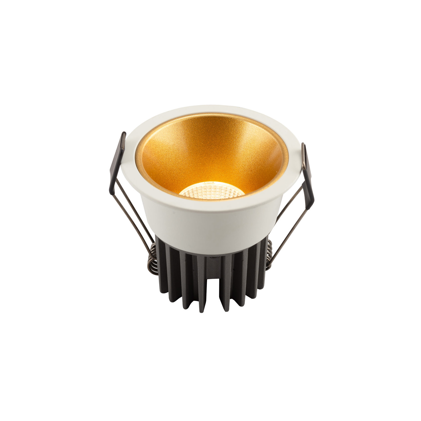DK4500-WG Встраиваемый светильник, IP 20, 12 Вт, LED 3000, бело-золотой, алюминий DK4500-WG