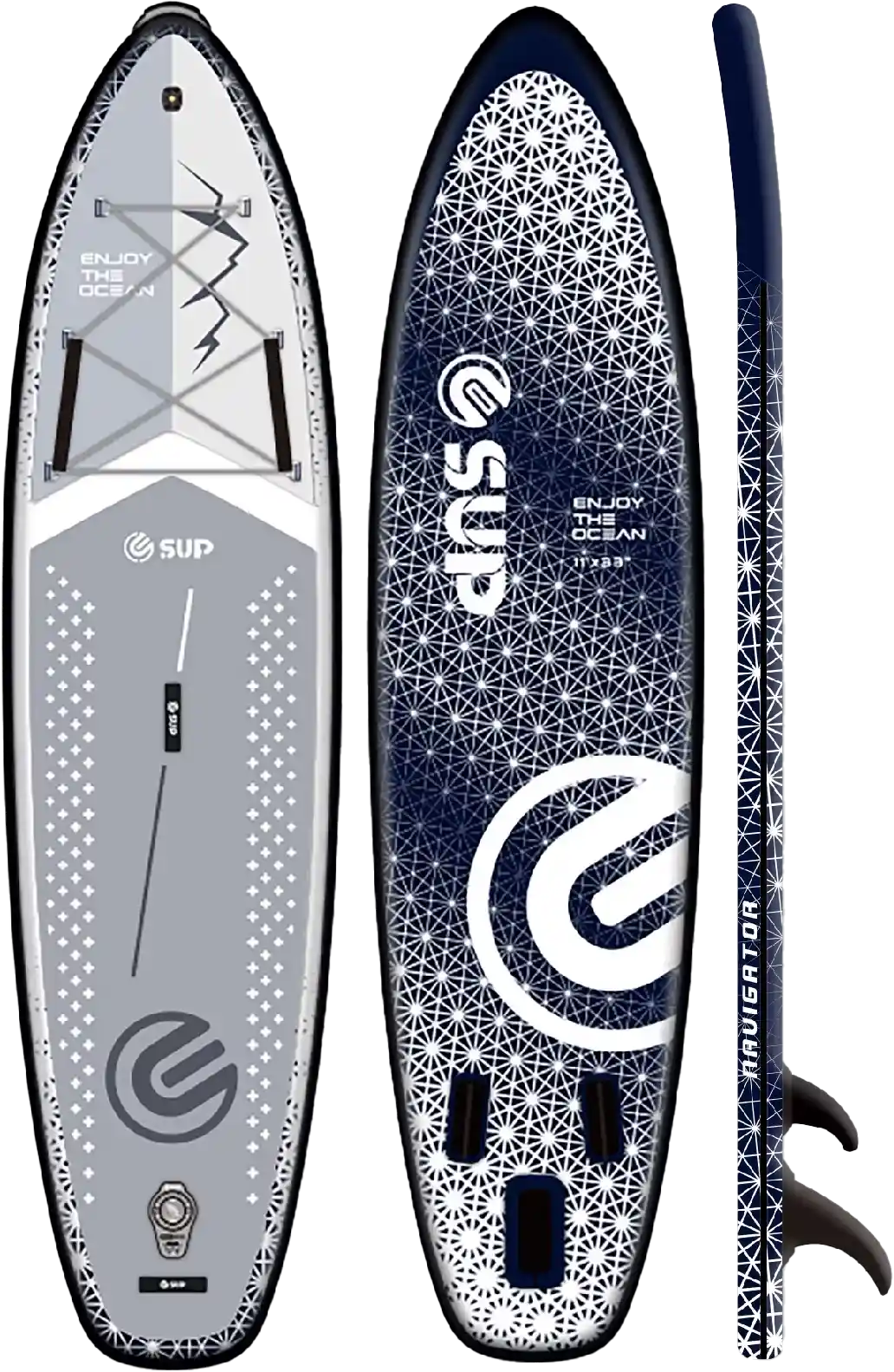 E-SUP Navigator Glow 11' — прогулочный сап с LED-подсветкой
