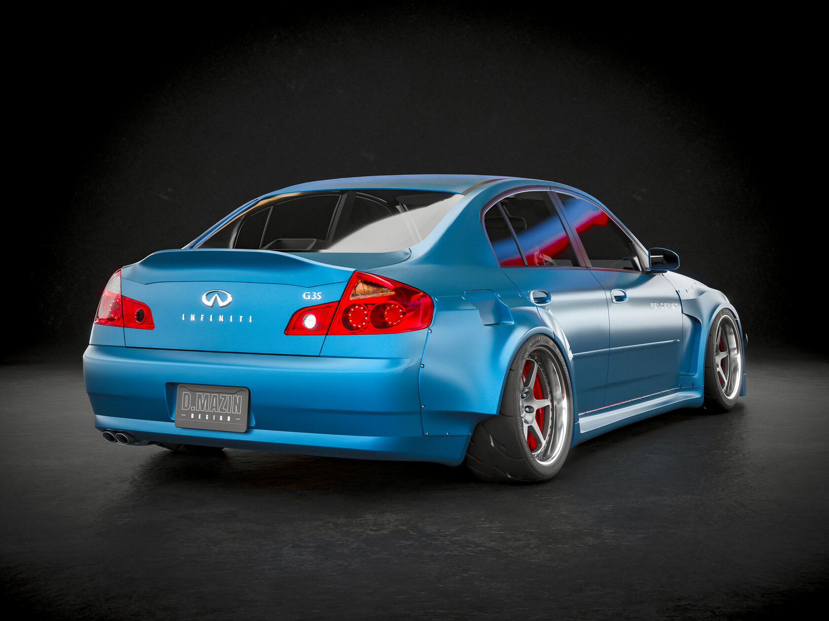 Fender Flares Street Set / WIDE BODY KIT INFINITI G35 / NISSAN SKYLINE