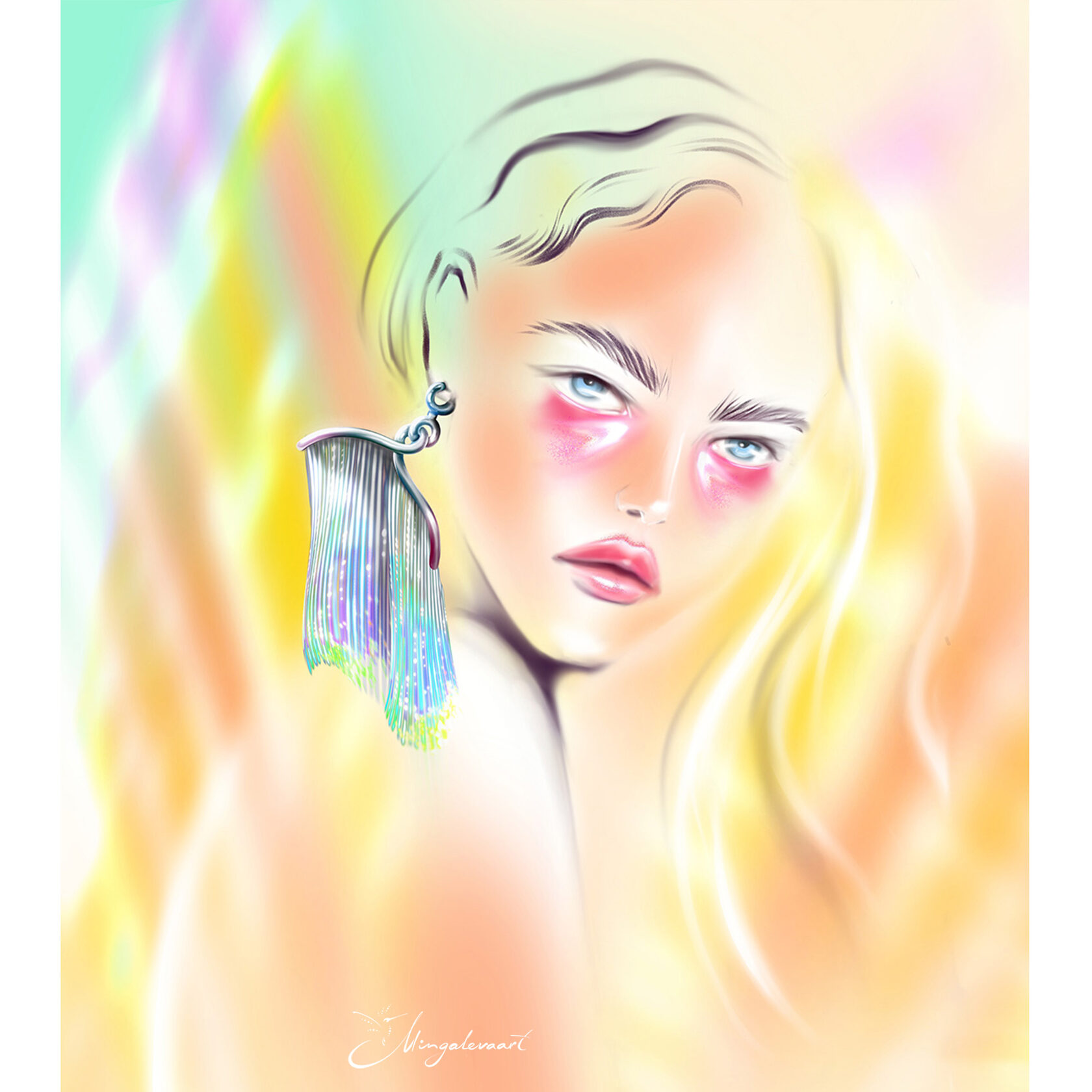  Цифровая иллюстрация, Фэшн-иллюстрация, Fashion-illustrator, mingalevaart, Анна Мингалёва