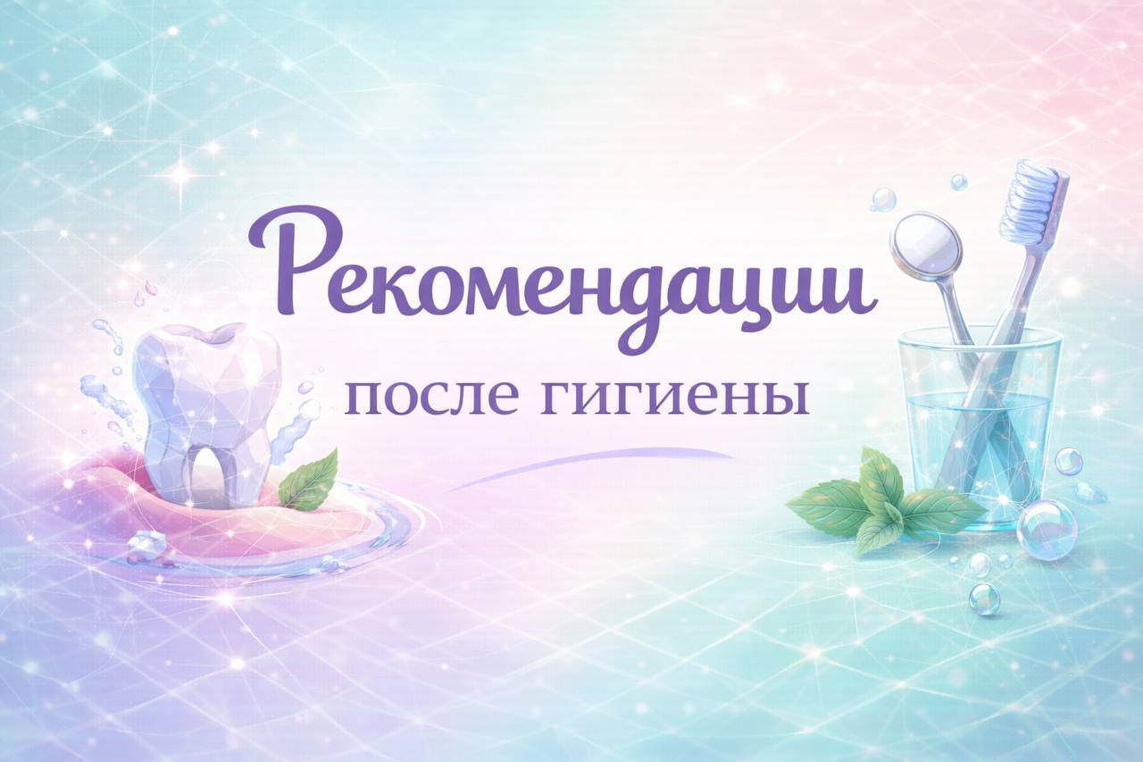 Рекомендации после гигиены
