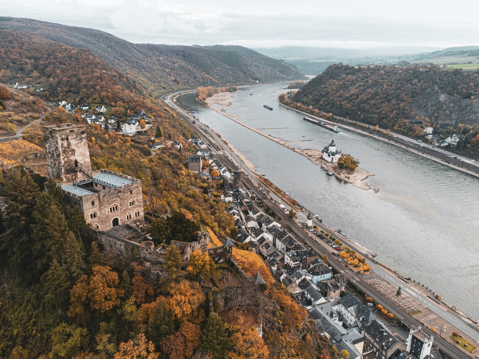 Рейнская долина замки Германия