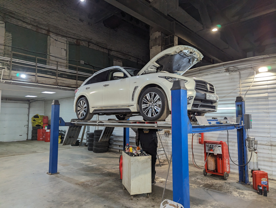 Когда менять масло в коробке передач Infiniti