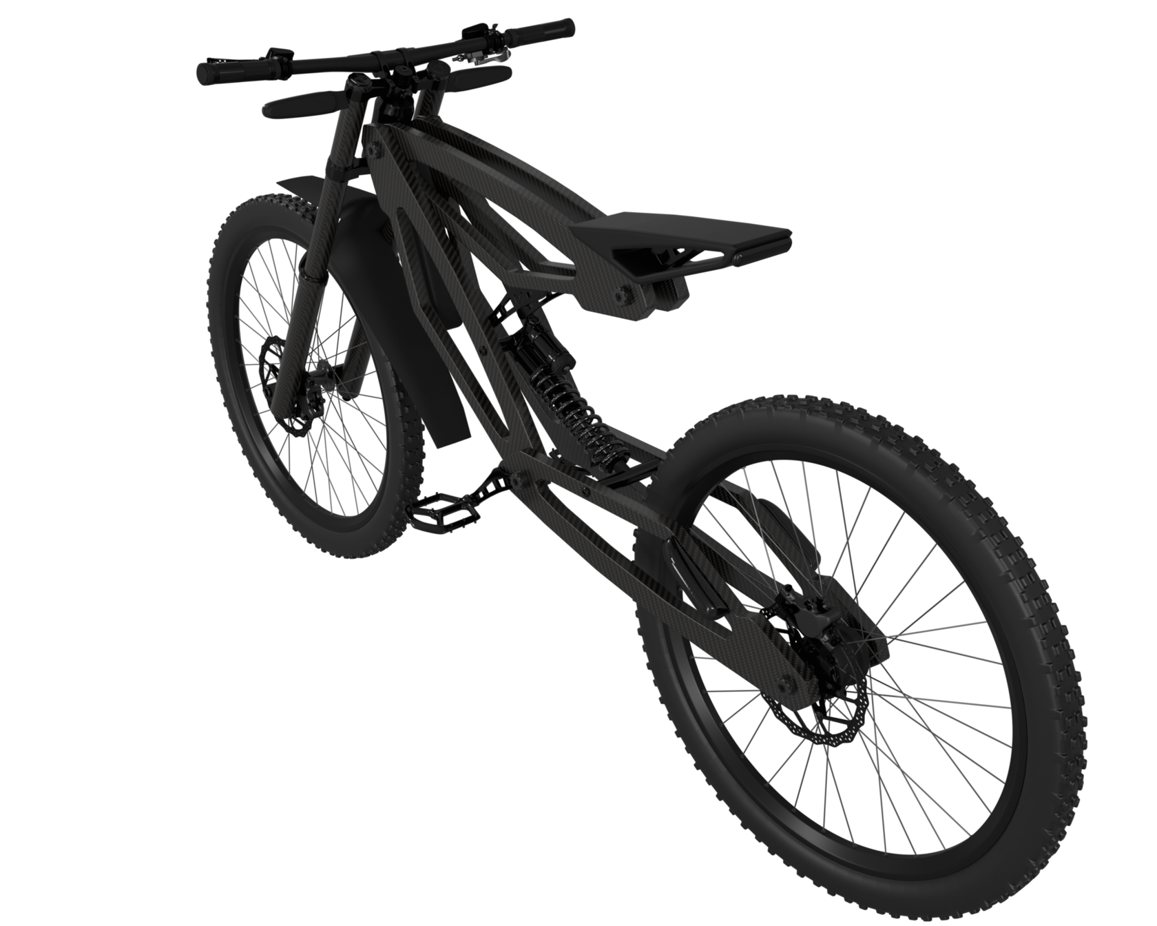 Мотобайк сзади