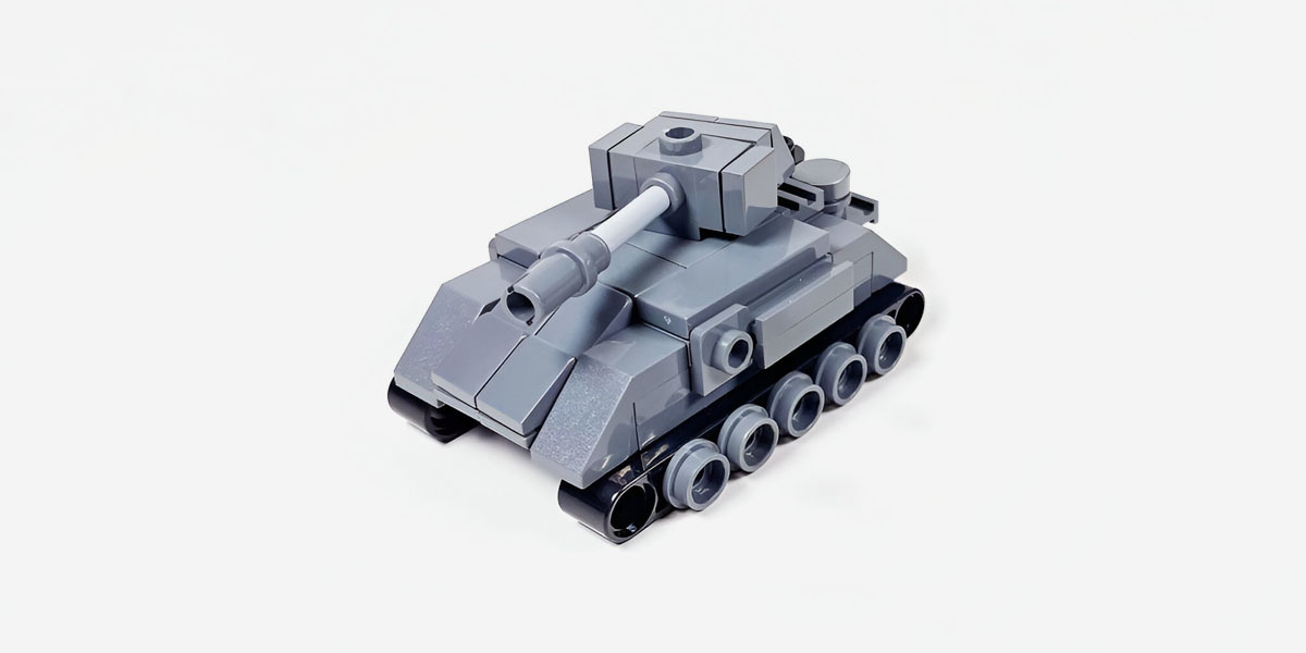 LEGO мини самоделка: Танк (рис. 1)