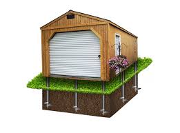 Гараж на сваях