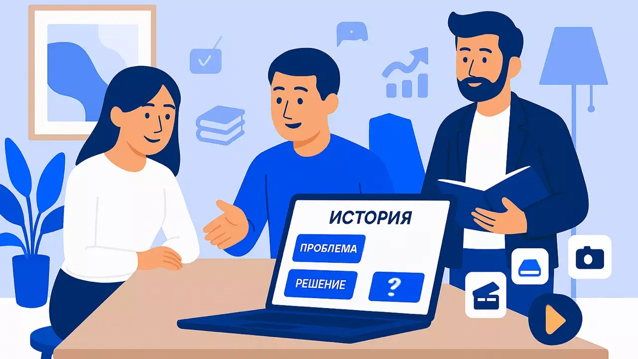 Команда Метриум разрабатывает сторителлинг