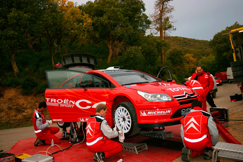 Тесты Citroën C4 WRC, декабрь 2005 года/Фото: Citroën Communication