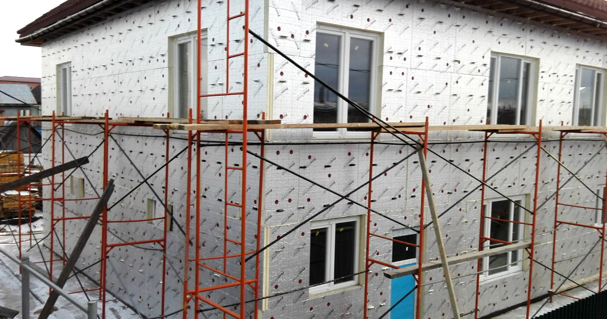 утепление фасада дома снаружи