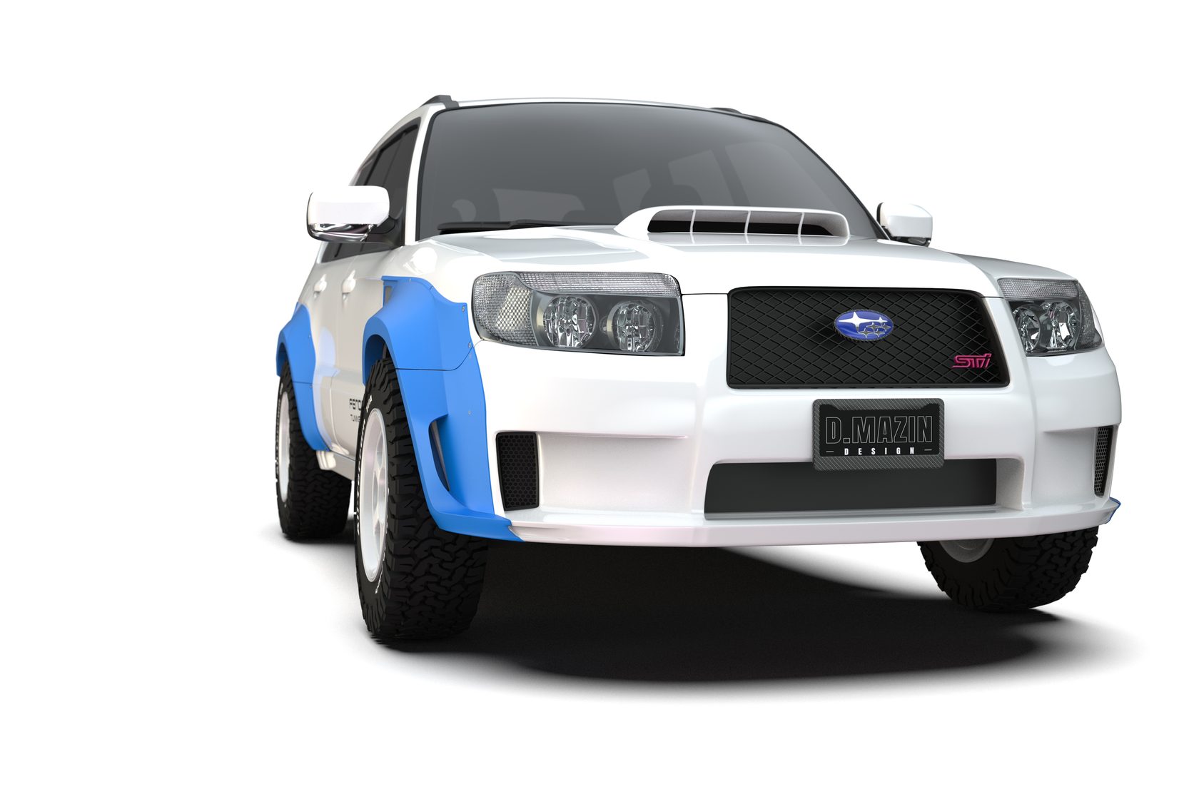 Fender Flares Set / Wide Body Kit SUBARU FORESTER SG9 STI 0507 ACTIVE VACATION