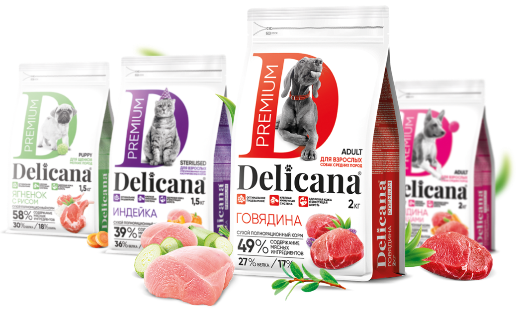 DELICANA. Корм для кошек