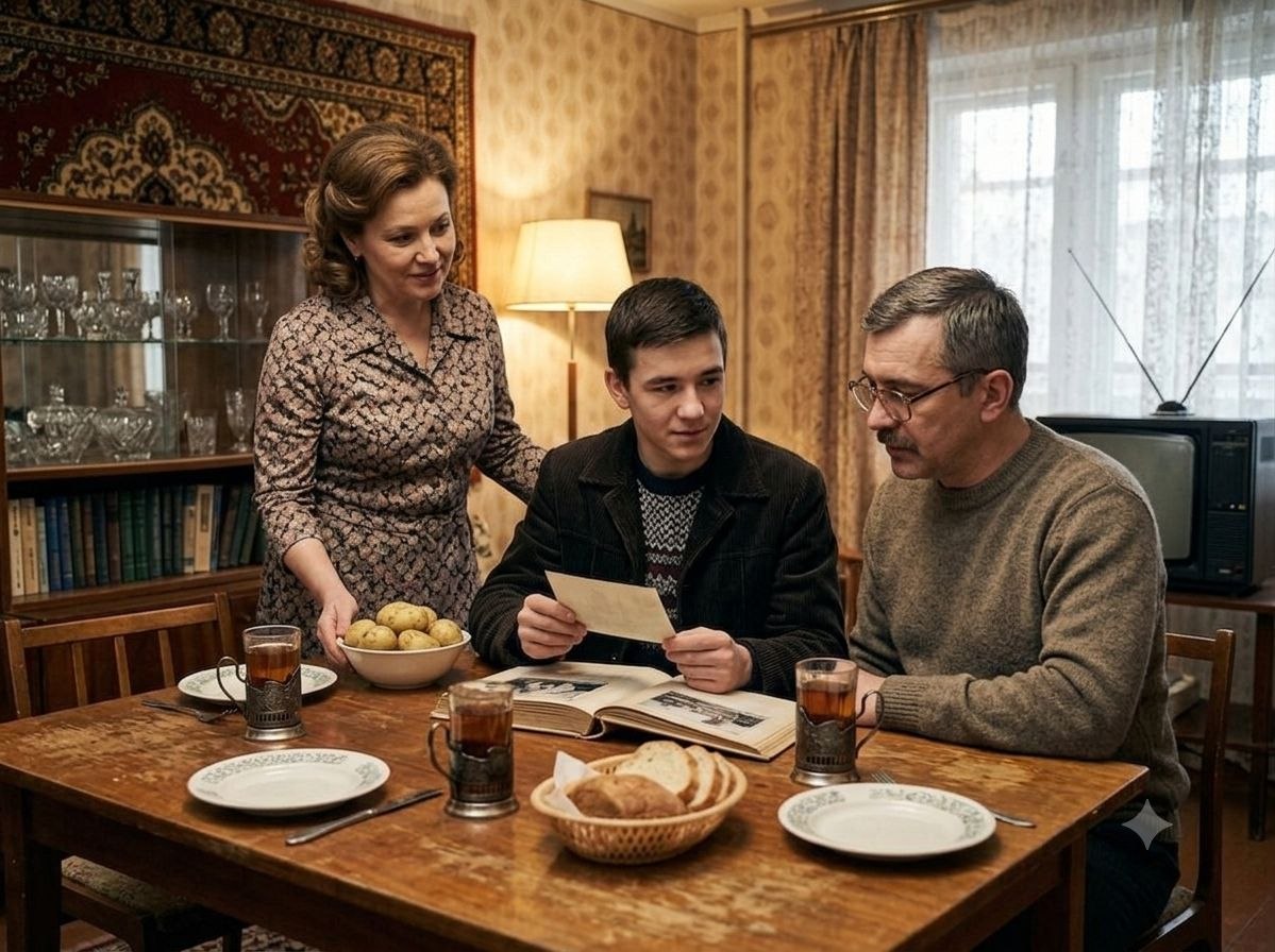 С родителями