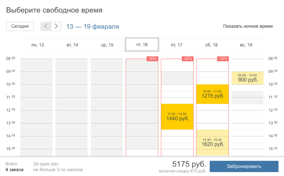 Гибкая настройках скидок и цен лофты