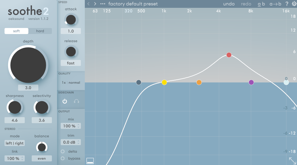Soothe2 plugin screenshot