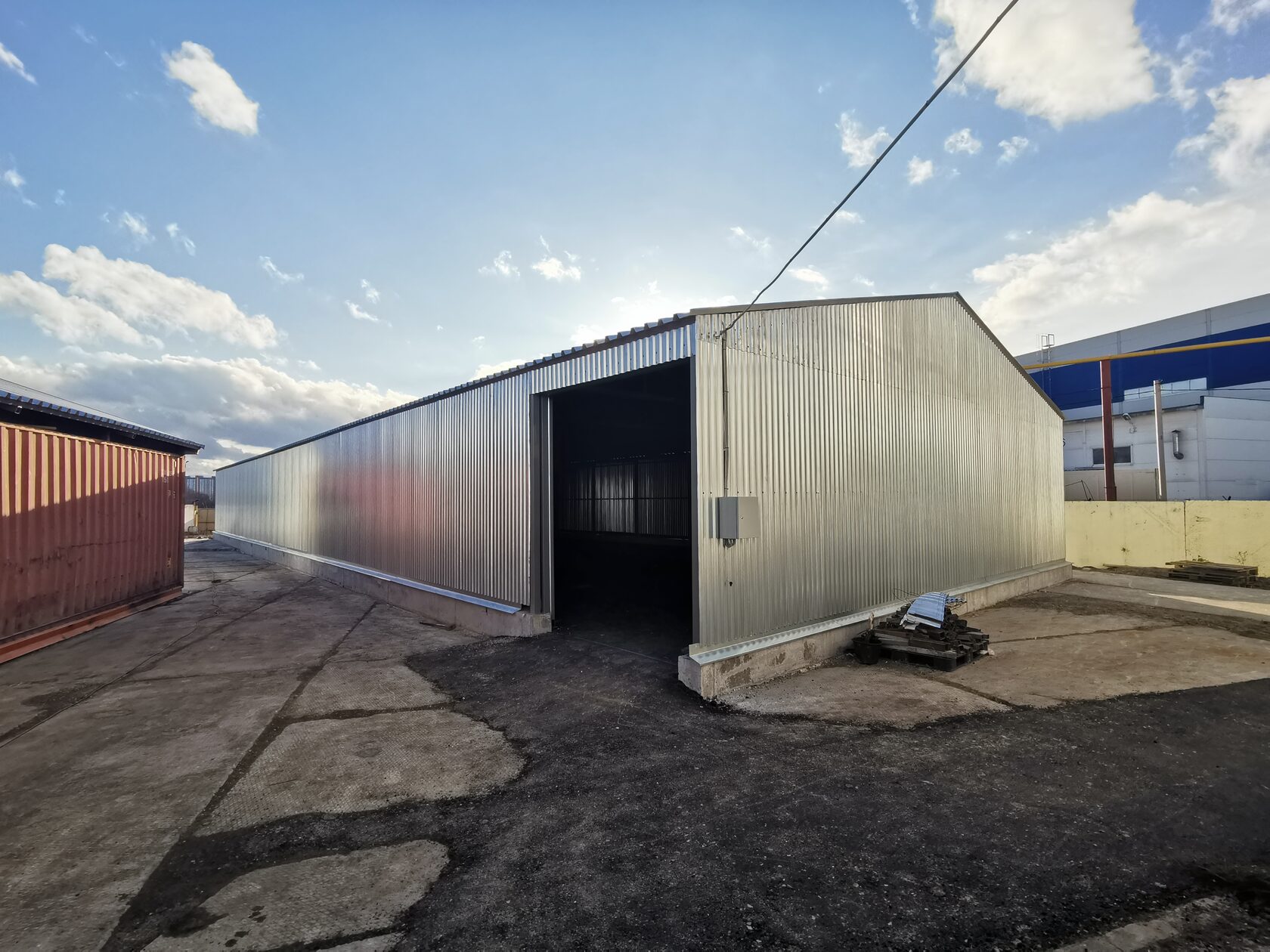 Строительство холодного склада для хранения упаковки