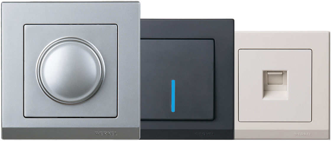 Выключатели, розетки, рамки, механизмы серии Fiore