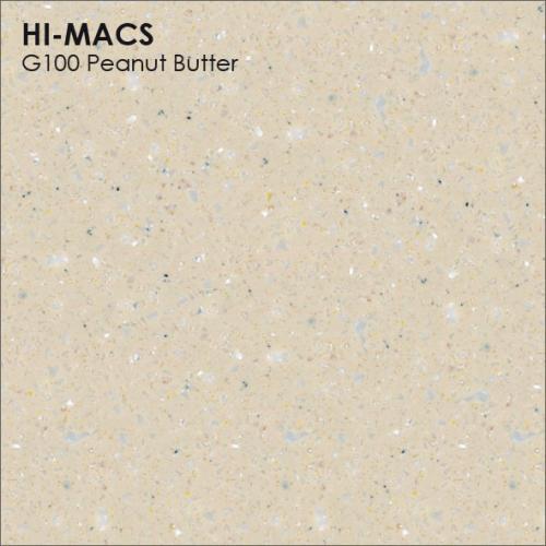 HI-MACS G100 Peanut Butter – тёплый оттенок искусственного камня для стильного интерьера