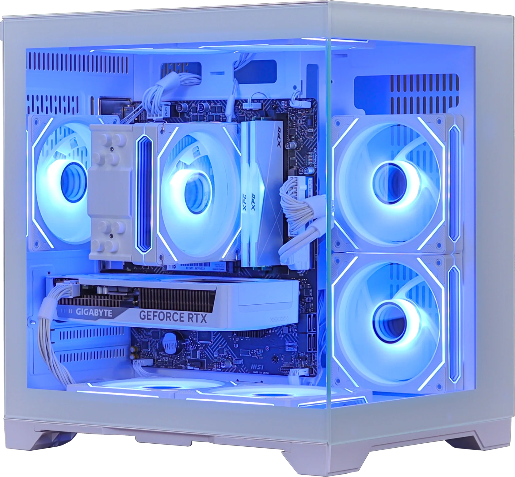 Игровой ПК RYZEN 5 7500F RTX 5060 TI белый