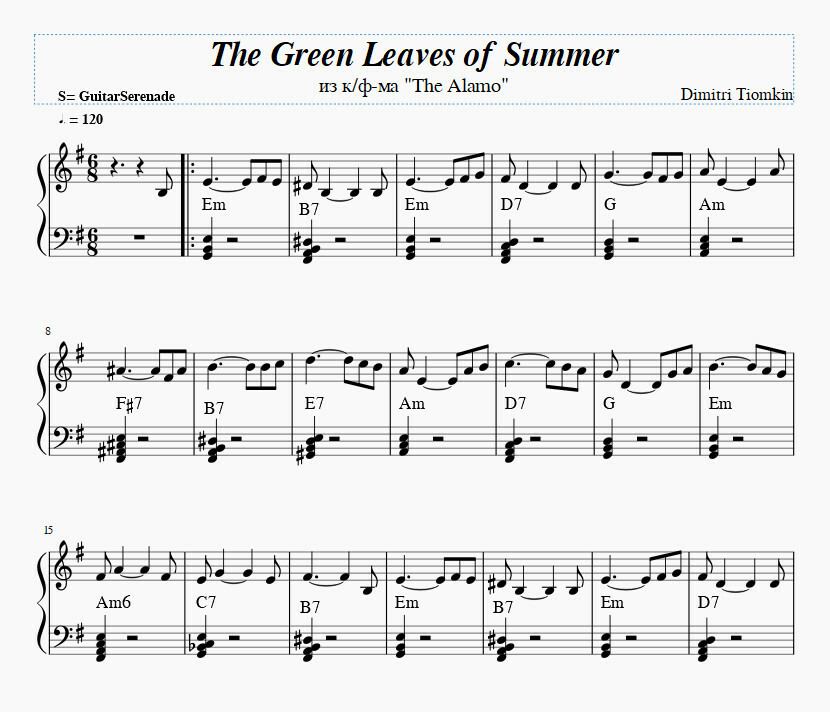 The Green Leaves of Summer