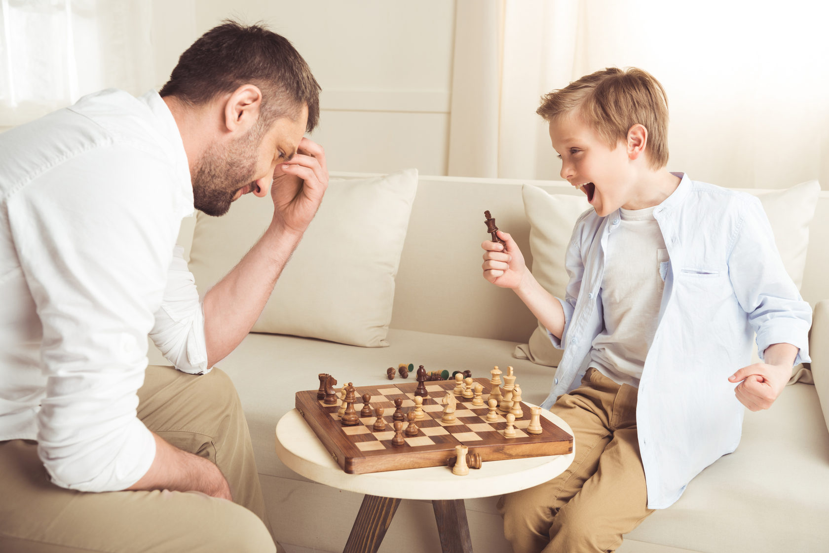 Шахматы с папой