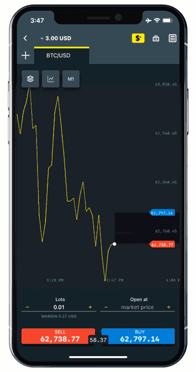 Ứng dụng Exness Trade trên di động (Ảnh: Internet)