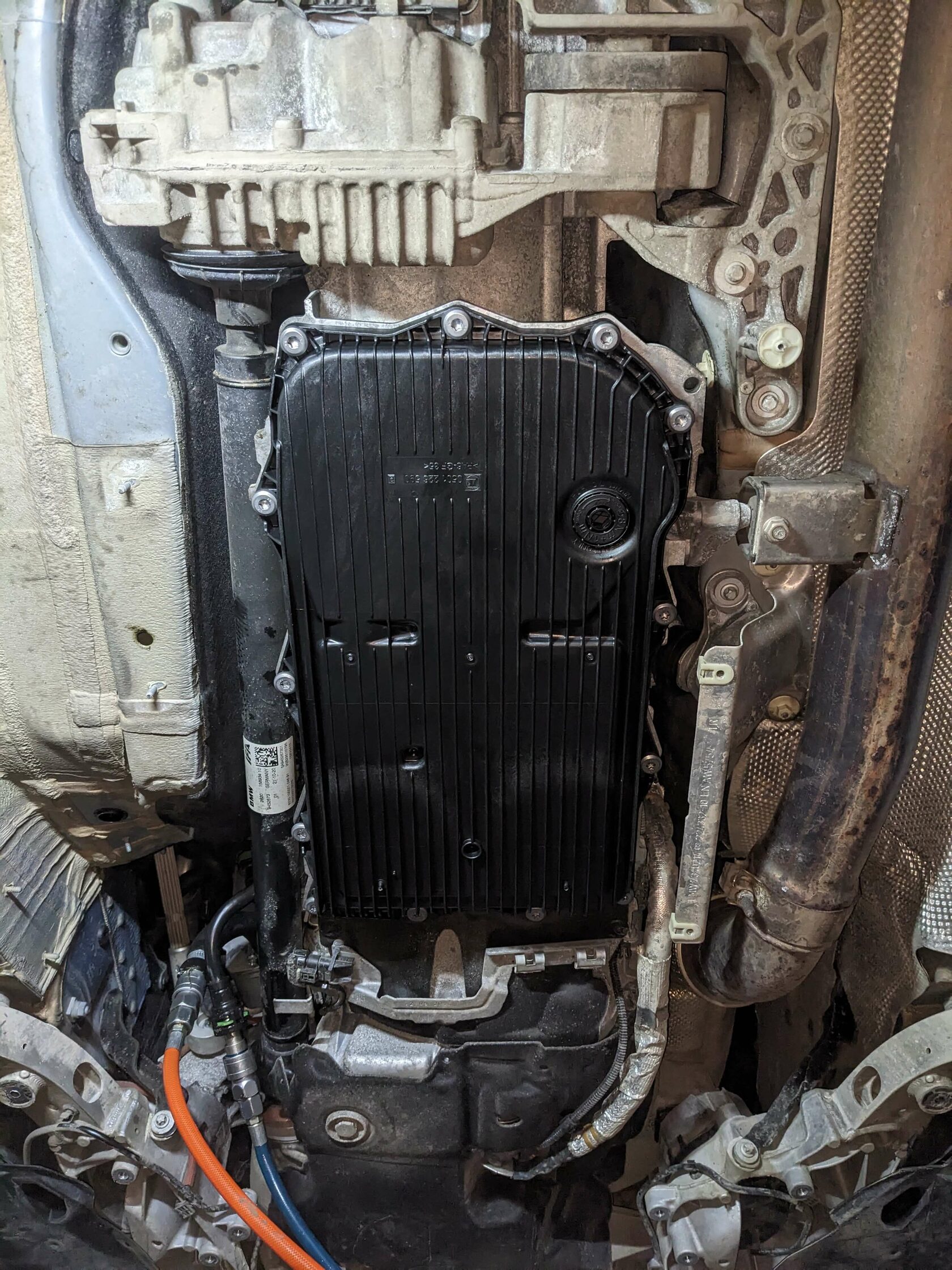 Установка нового поддона ZF на BMW X5