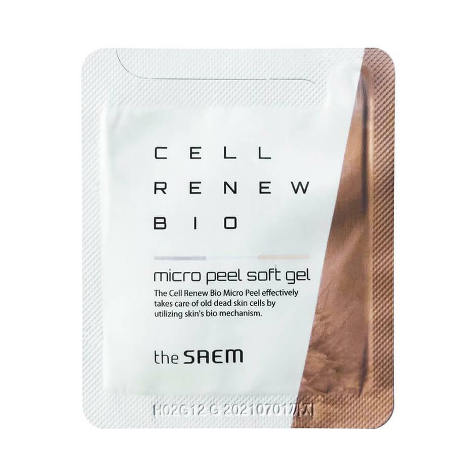 Saem пилинг. Пилинг Saem Cell Renew Bio. Cell Renew Bio Micro Peel Soft Gel пробник. См Cell Renew гель для лица пробник Cell Renew Bio Micro Peel Soft Gel - Sample n 2мл.. The Saem гель-пилинг для лица Cell Renew Bio Micro Peel Soft Gel.