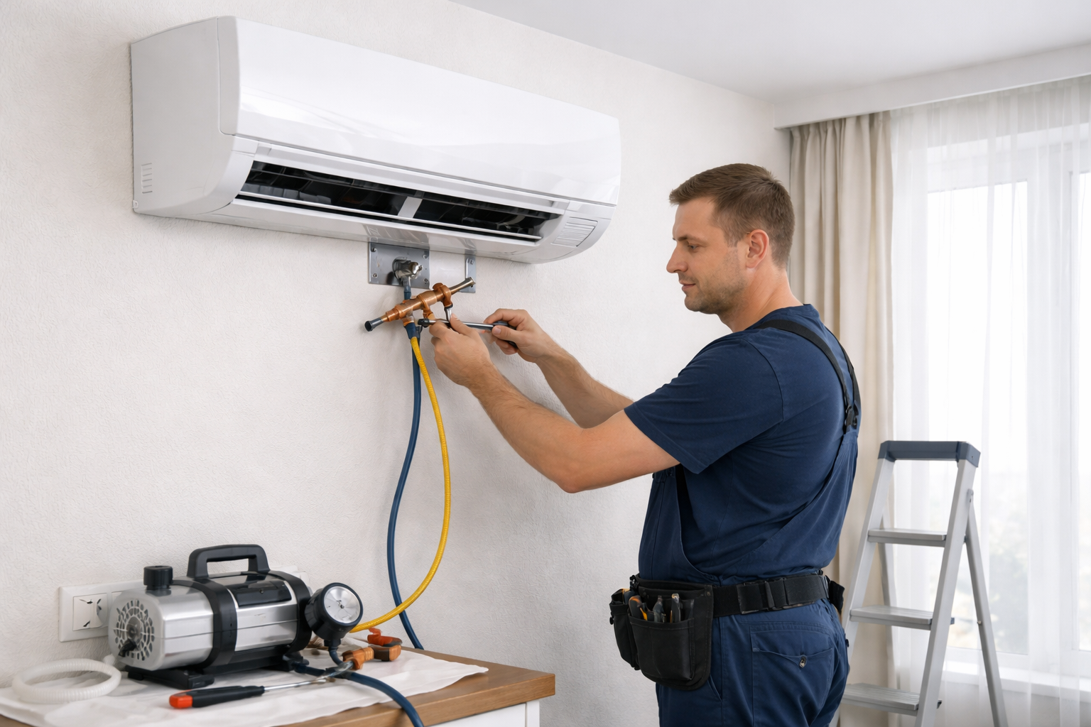 Монтаж кондиционера