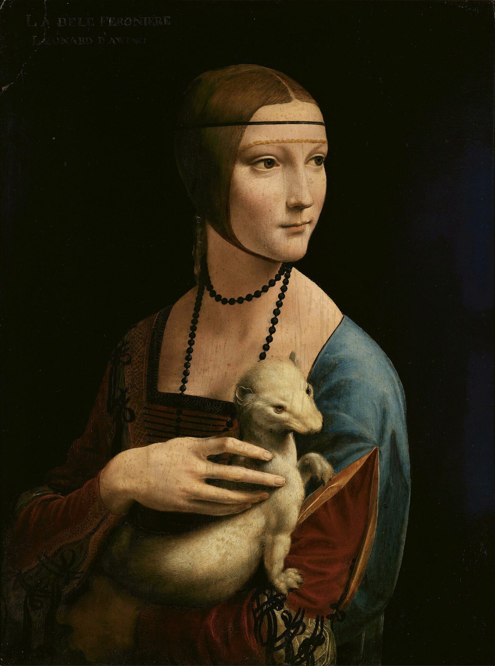 Леонардо да Винчи. Дама с горностаем, около 1489–1491