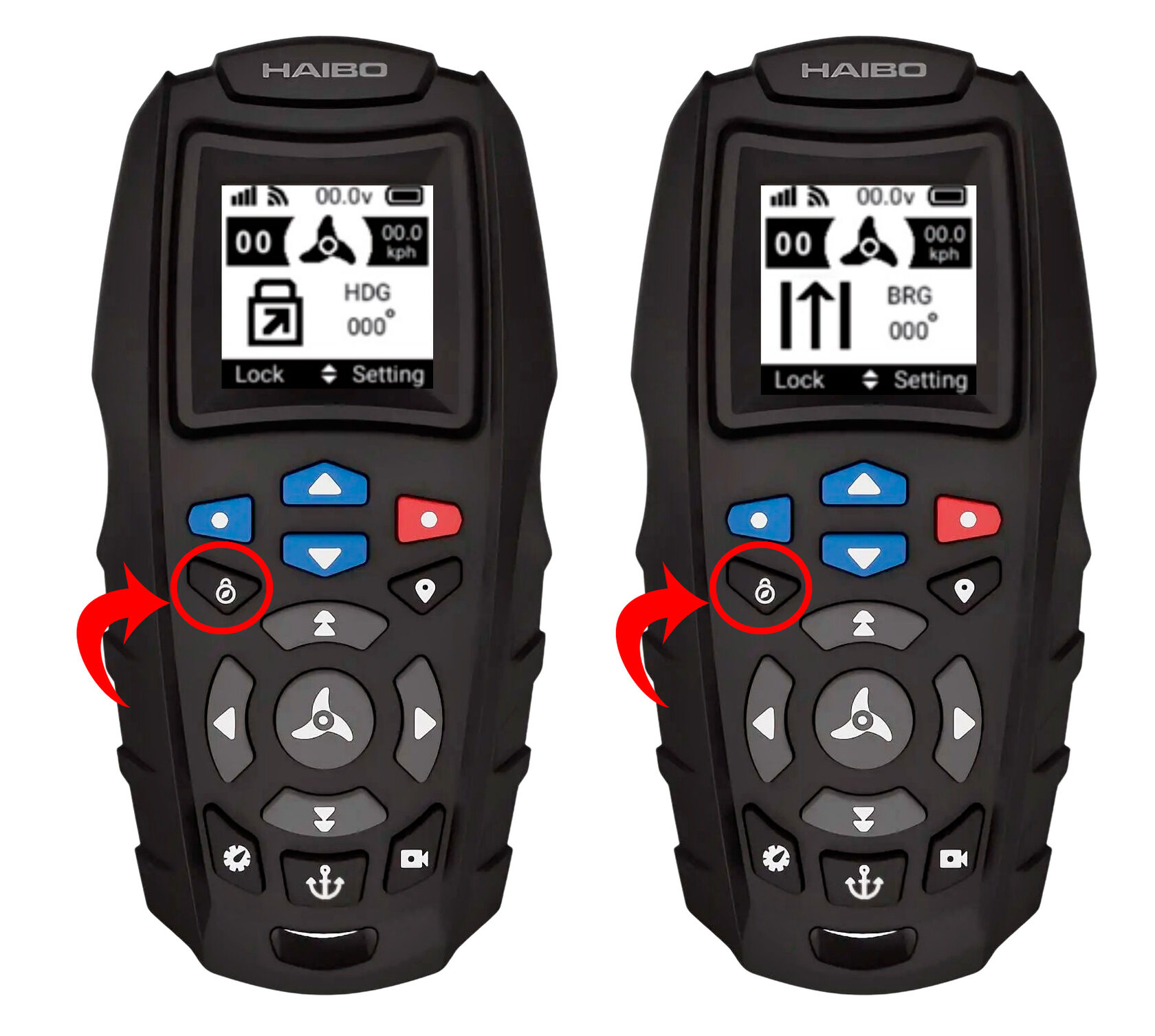 Троллинговый мотор Haibo iPenguin P70(P001) / P90(P002) / P125(P003)  режим пилота