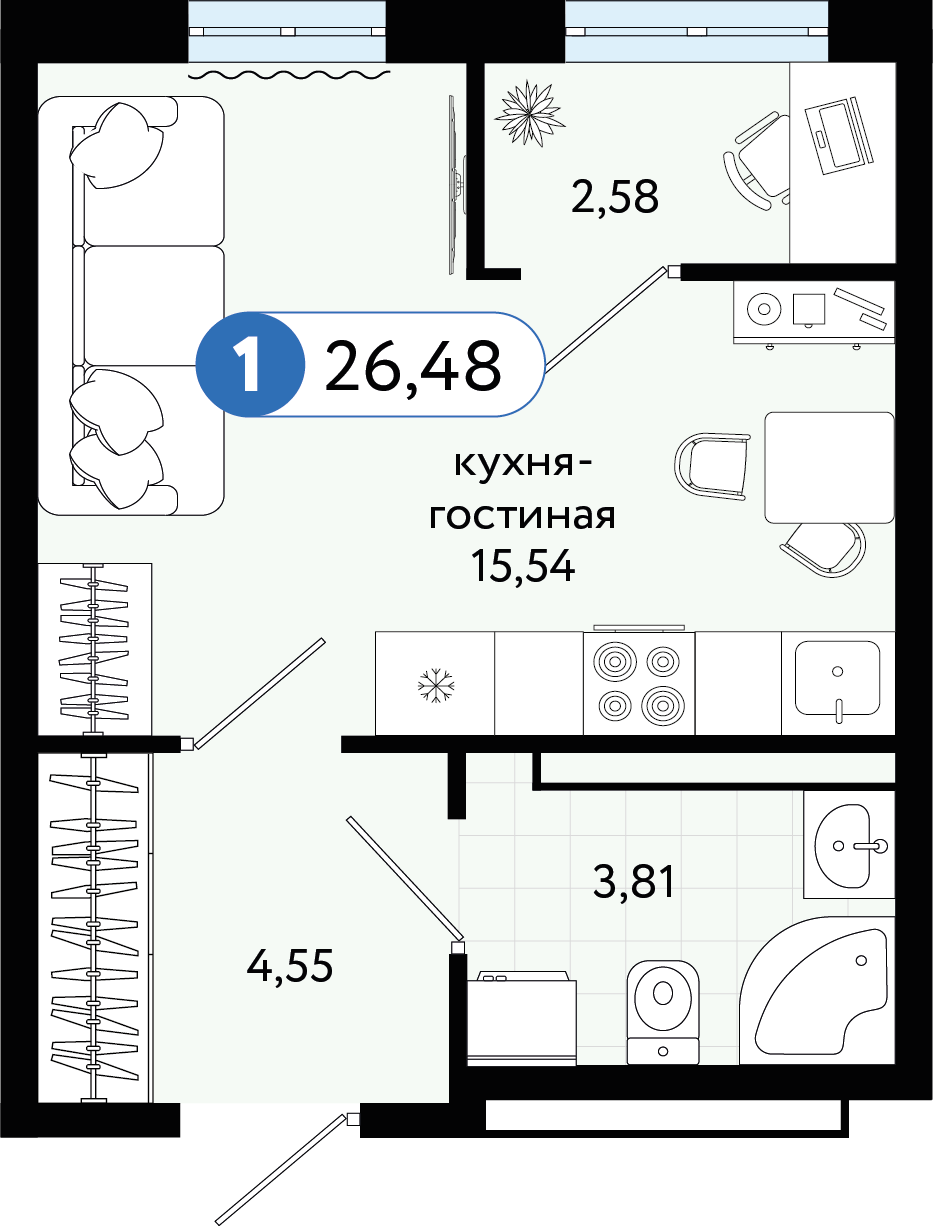 ЖК Дом на Мысу в Тюмени. Фото, планировки и расположение жилого комплекса  от застройщика 