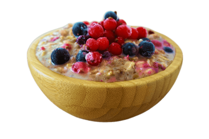 Каша с ягодами