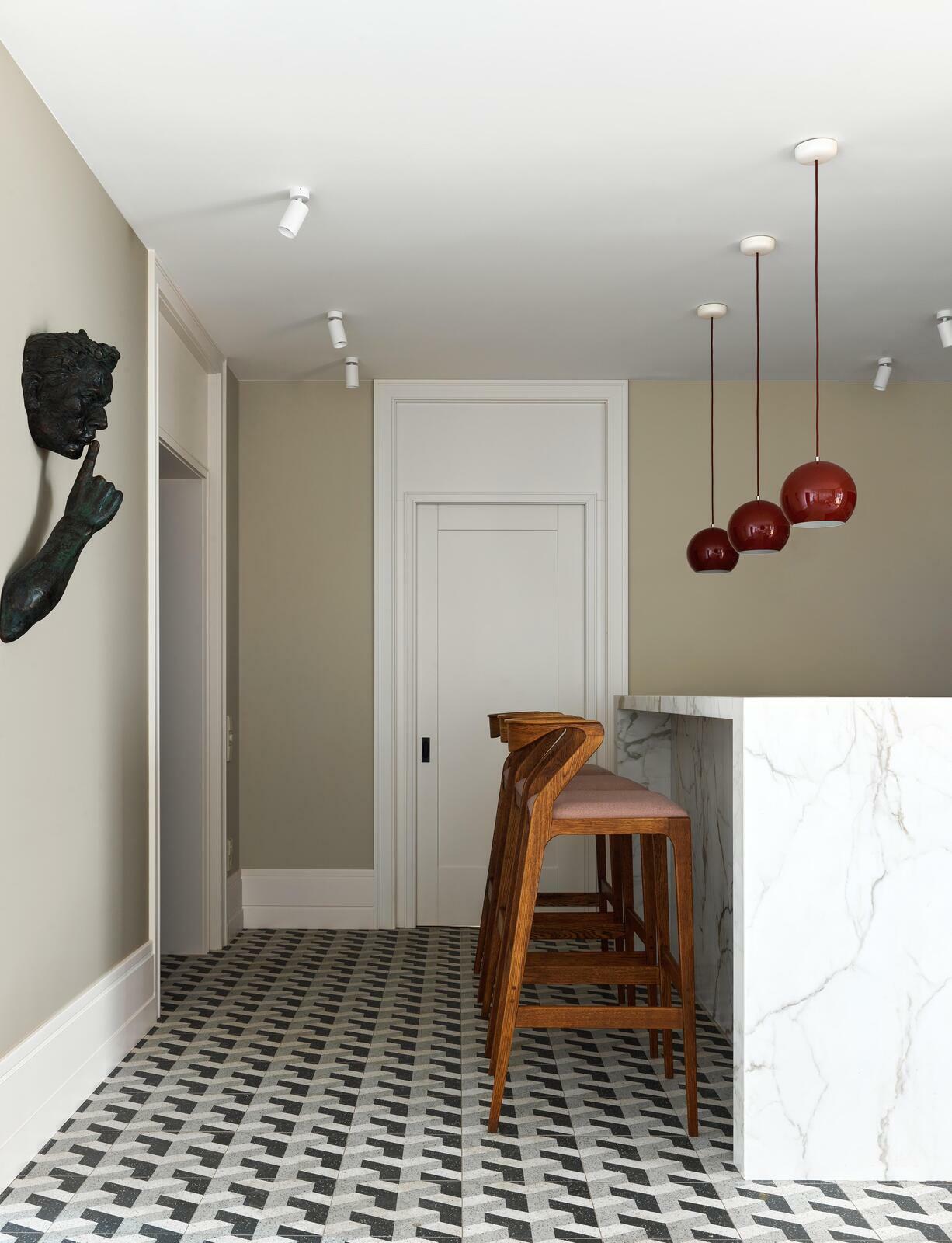 Кухня в квартире в ЖК Дирижабль по проекту дизайнера интерьера Екатерины Фёдоровой