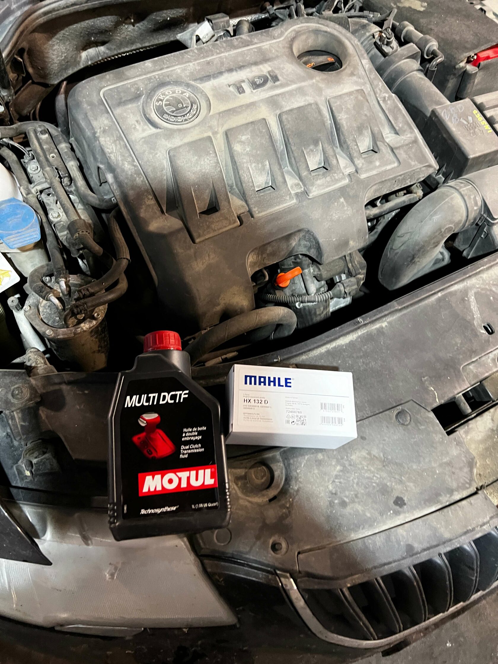 Комплект материалов Mahle и Motul