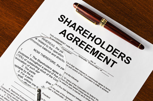 shareholders agreement defining ownership and governance rights
