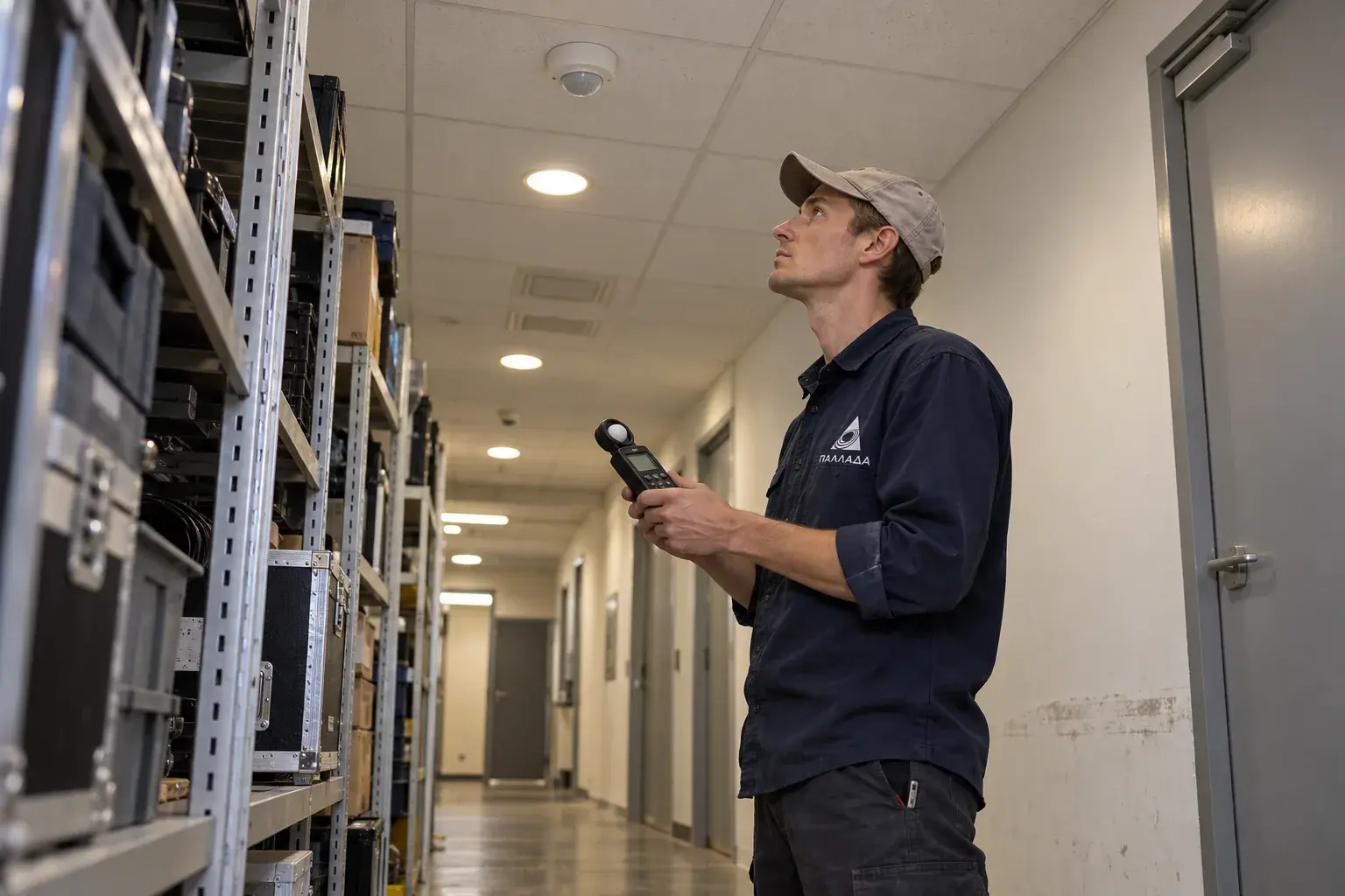 Настройка датчика движения служебного коридора в Сочи