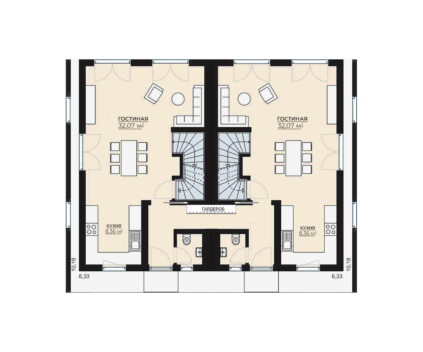 Планировка первого этажа