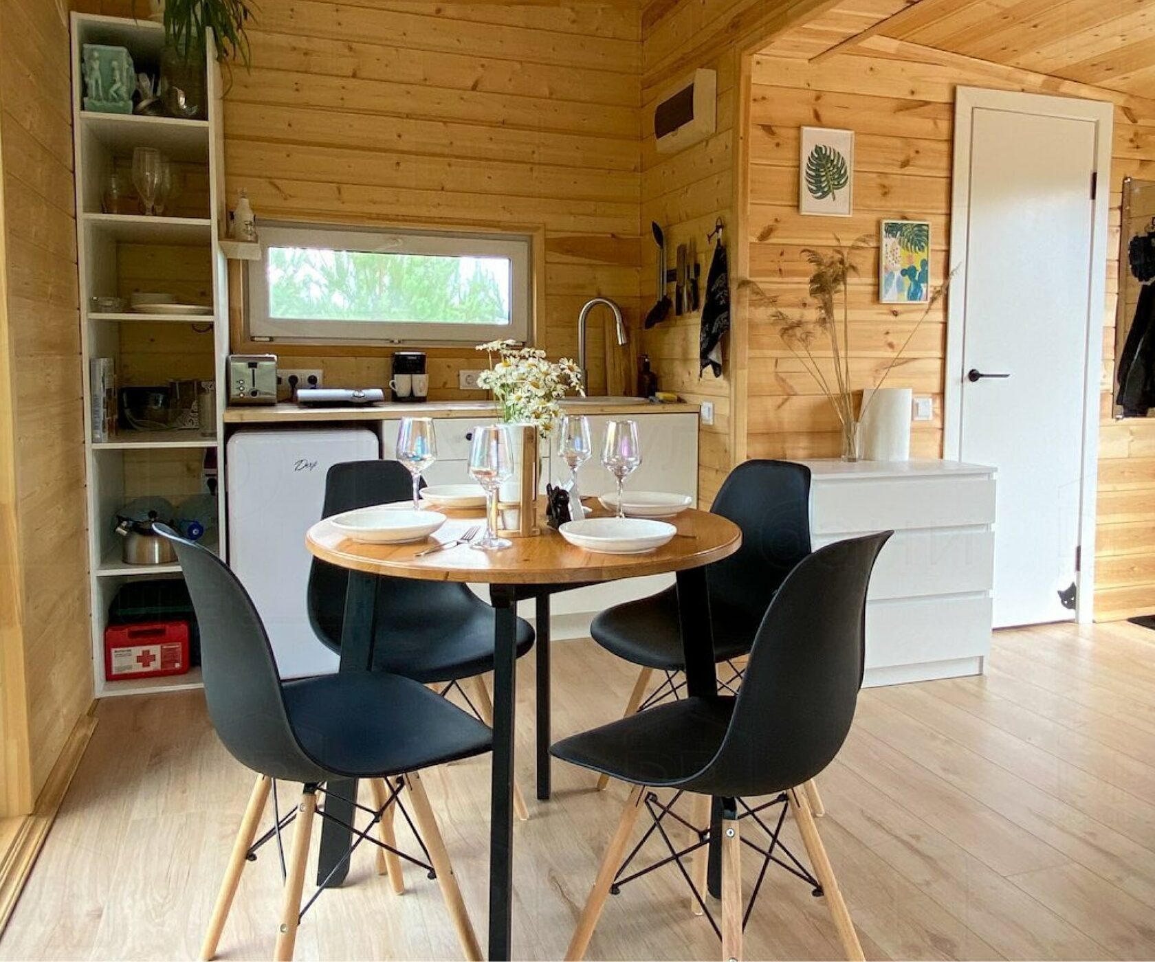 Модульный дом в Северской интерьер Модульный дом в Северской интерьер