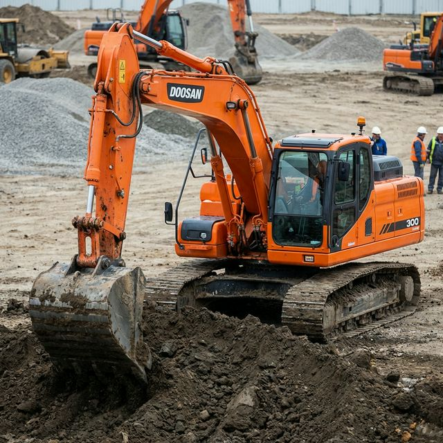 Гусеничный экскаватор Develon