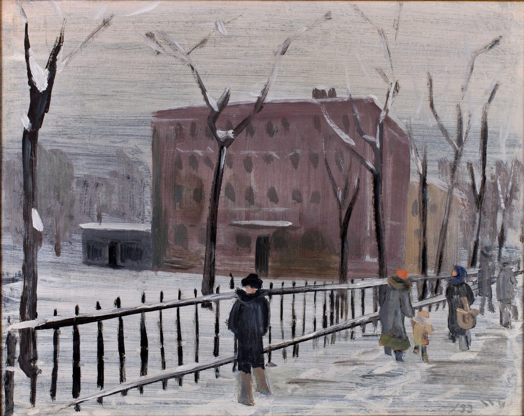 Зима. Пешеходы. 1933 