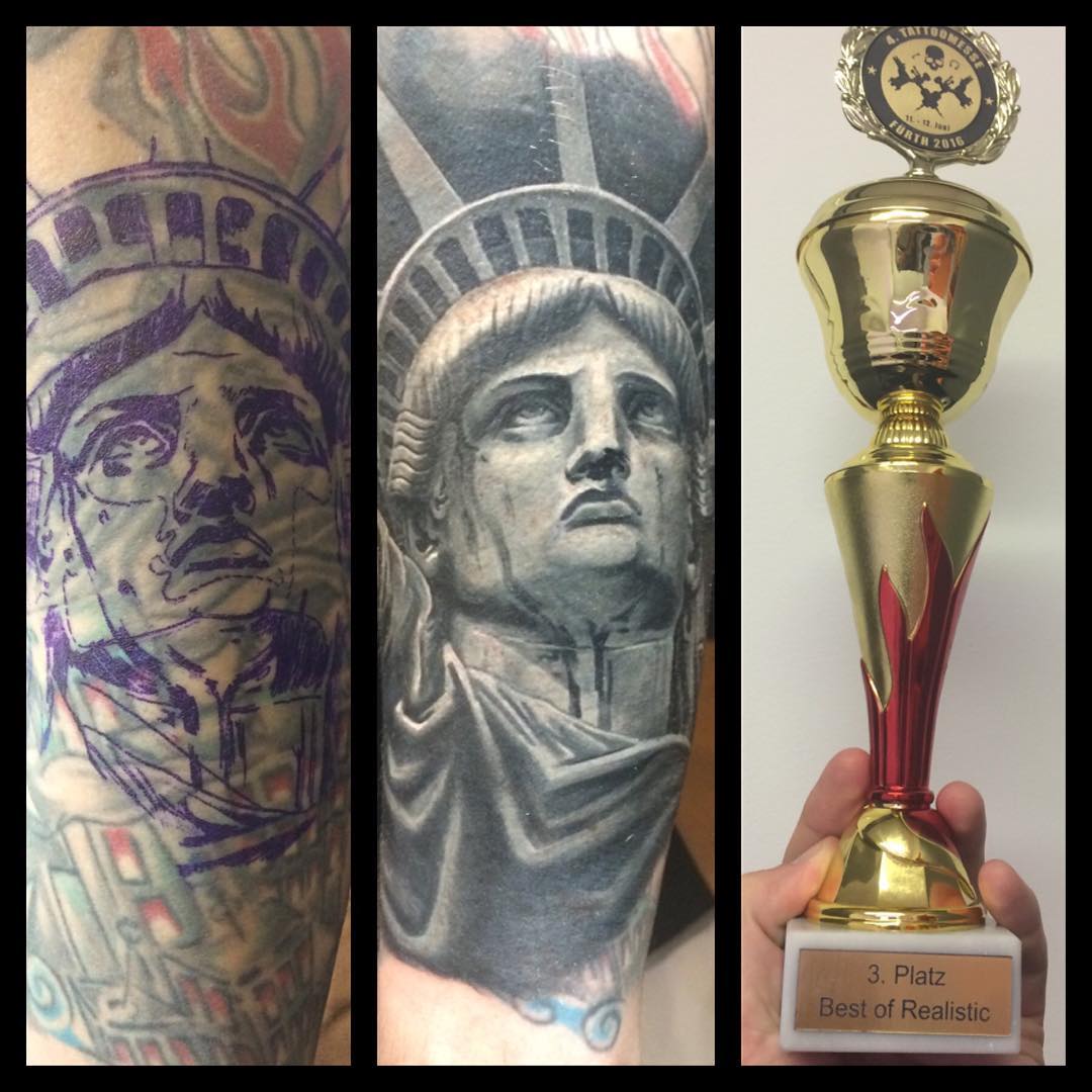 Cover-up tattoos after laser removal in Los Angeles